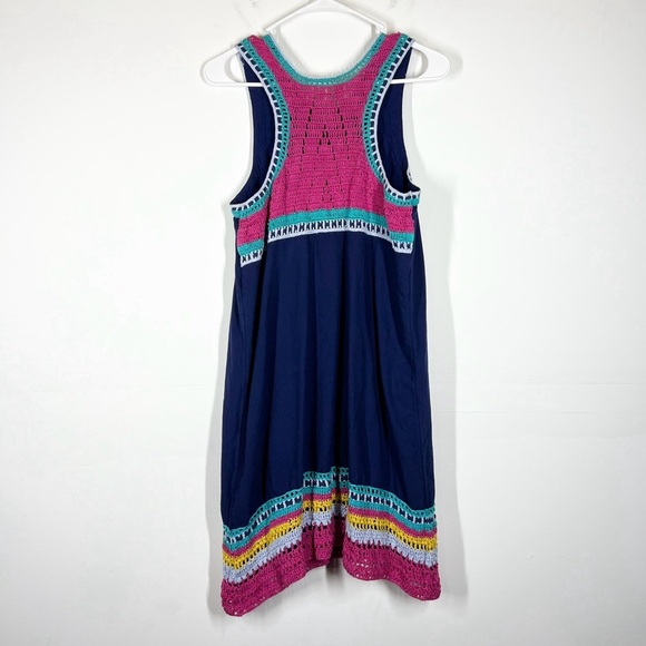 Anthropologie Akemi + Kin Crochet Trim Swing Dress Size Medium - Picture 4 of 12